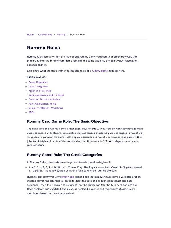 Rummy Guide: Read the Table Layout Before Your First Draw