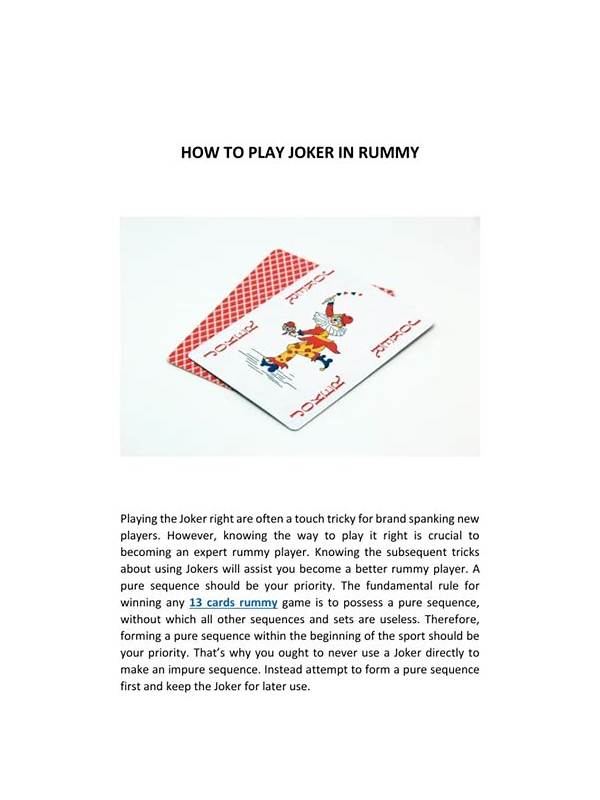 Rummy FAQ: Can a Joker Rescue an Unclear Hand?