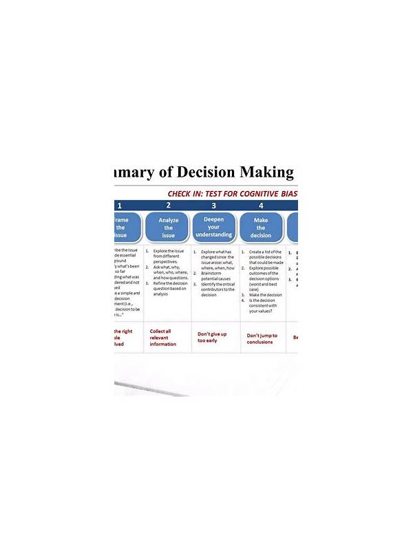 Rummy FAQ: Why Make a Decision Summary Before Drawing?