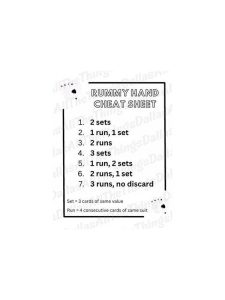 Rummy Guide: Read the Hand in Pairs of Decisions